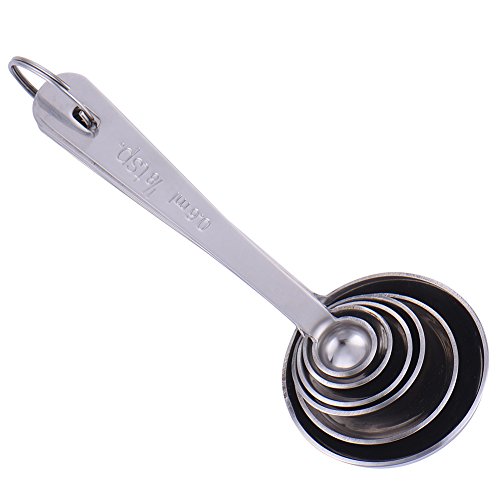 Molie 0.6ml/1.25ml/2.5ml/5ml/10ml/20ml 6Stk , Edelstahl Messlöffel - 2