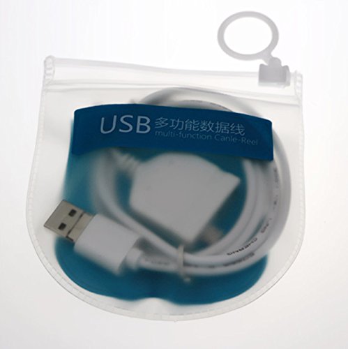 Neueste Multifunktionale USB 2.0 OTG Host Adapter Kabel Micro Ladekabel Datenkabel für Android Smartphones, PC und Tablets 1m (Weiß) - 8