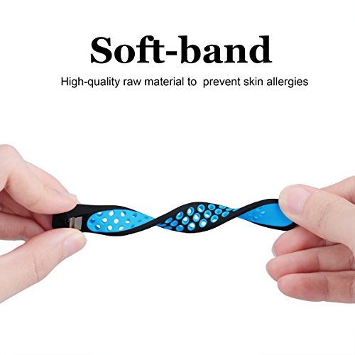 Bepack Fitbit Alta HR Armband,Silikagel Silikon Band Einstellbare Ersatzband für Fitbit Alta und Alta Heart Rate - 3