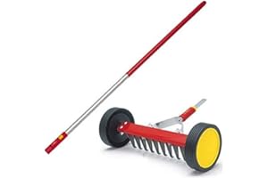 Wolf-Garten Roller Moss Removal Rake URM3 Garden Multi Change & ZMI15 Handle