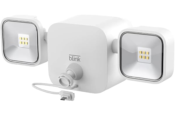 Blink Floodlight Mount | Support avec projecteurs pour caméra Blink Outdoor | Blanc