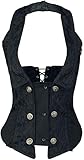Burleska Melissa Waist Coat Underbust Corsage Black L