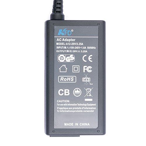 KFD 65W Slim Netzteil Ladegerät für Lenovo Yoga 2 Pro, Yoga 11 11S 13, Lenovo G50 G50-70 G40 Z50 Z50-70 B50-30 B50-70 G50-30 G50-45 G70-35 X240, Lenovo Essential G500 G500s G505 G505s G510 G510S Lenovo Thinkpad X1 Carbon, Lenovo IdeaPad 500, 300, 300-15ISK, 500s Flex 15 G700 U330 U430 U430p ADLX65NLC3A ADLX65NDC3A - 2