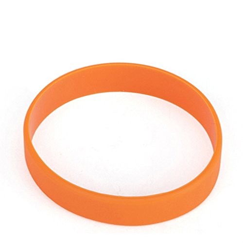 (Preis / Stück) blank Silikon-Armbänder, silicone wrist band bracelet, Silikon-Armband - 7