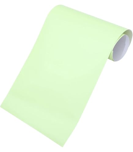LUMENTICS Leuchtfolie Aufkleber – A4, Blau/grün, Nachleuchtend, Selbstklebend, Für Basteln, Dekoration & Mehr