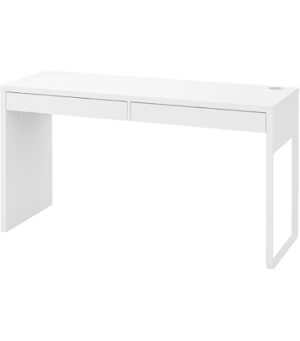 Ikea BESTÃ BURS Particle Board Wood Melamine Desk |High-Gloss