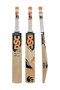 DSC Intense Storm Kashmir Willow Cricket Bat ( Size: Short Handle, Ball_ type : Leather Ball, Playing Style : All-Round )
