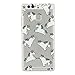 Produktbild Huawei P9 Hülle,Huawei P9 Schutzhülle, Edaroo Cartoon Weiß Pferd Muster Weich Backcover Schutzhülle Durchsichtig Flexibel Klar Transparent Gel Silikon Tpu Hülle Superdünn Stoßfest Tasche Etui Bumper für Huawei P9