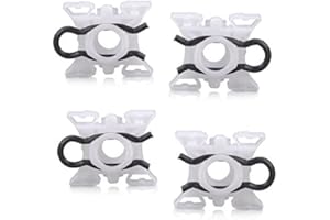 Twowinds - Clip Alzacristallo 51321938884 Compatibile con BMW E36 E36 E90 E90 E92 E93 E34 E34 E32 Z1 Z3 Z4 - Porta Anteriore Destro e Sinistro - Regolatore di Finestrini (4 pezzi)