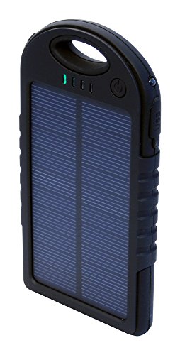 Iconbit Powerbank FTB Travel Spritzwassergeschuetzte Powerbank mit Solar Panel LED-Lampe fuer Ihr Smartphone und Tablet - 2