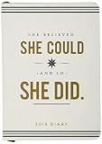 Image de 2018 Alice Scott A6 Diary - She Believed She Could