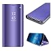 Produktbild G-Hawk Huawei Mate 20 Pro Schutz Hülle, Mirror Case Translucent Flip Voller Schutz Electroplated Plating Stand [Intelligente Dormancy & Awakening/Anrufer-ID-Anzeige/Uhr Anzeigen]