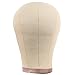 Kissmywig Canvas Cork Model Head for Fixing Wigs / Hats Block Stand 22"