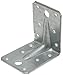 Produktbild Schössmetall Winkelverbinder mit Steg 90 x 90 x 65 x 2,5 mm Stahl sendzimirverzinkt 50 Stück