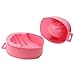 2 Pcs Unbeatable Offer Pink Soak Bowl Nail Art Tips Soak Bowl Remover Polish Hand Wash Manicure Tray New