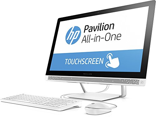 HP Pavilion (24-b150ng) 60,4 cm (23,8 Zoll / FHD IPS Touchscreen) All In One Desktop PC (Intel Core i7-6700T, 8 GB RAM, 128 GB SATA SSD, 1 TB HDD, NVIDIA GeForce 930A, Windows 10 Home 64) Weiß - 2