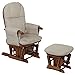 Tutti Bambini GC35 Deluxe Glider Chair & Stool (Beech)