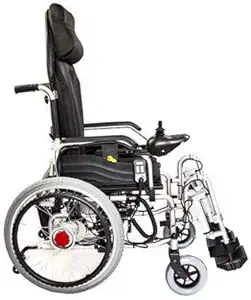 Saviour Chem Reclining Electric Power Folding Battery Operated Wheel Chair Premium Quality Mobility Device