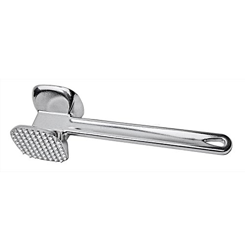 Tailcas® Aluminium Fleischzartmacher Fleischsteche Fleischklopfer Fleischhammer Schnitzelklopfer Fleisch Meat Rindfleisch Schweinefleisch Hammer Küchenhelfer für Grill, Marinieren, Steaker und Schnitzel – M - 4