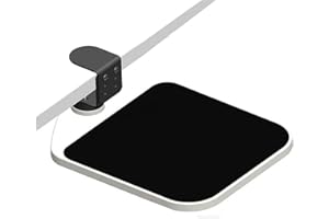 Niciksty Vassoio Per Mouse Morsetto Sotto La Scrivania, Piattaforma Del Mouse Con Morsetto Estraibile Ergonomico Vassoio Per Mouse Estendibile Estraibile