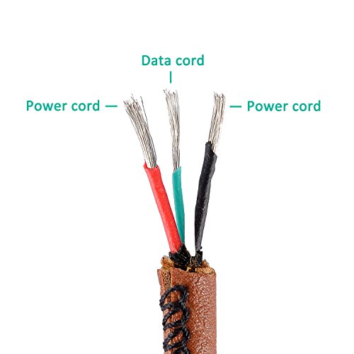 iPhone Ladegerät, USB Kabel Gaoye Lightning Kabel L1 Leder Blitzschnelle Daten Synchronisierungs Ladekabel 3.3ft für Apple iPhone 5 5s 5c 6 6s 6 plus 7 7plus iPad (2 Pack) - 4