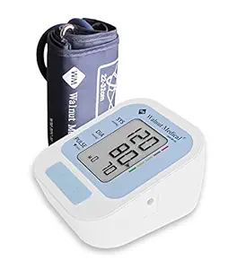 Walnut Medical BP Machine Digital for Home Best Blood Pressure Monitor - Made in India (Device + Power Cable + Duracell Batteries)