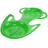 Schnee Schlitten - Kälte Resistent High-density-polyethylen-kunststoff Rodeln In Rot, Grüne Und Blaue farben.