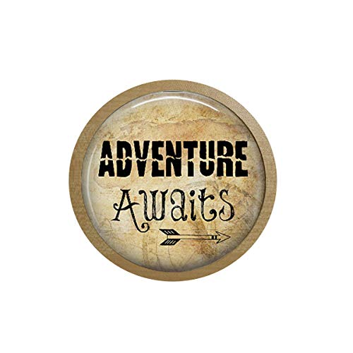 STAI Aufkleber für Kühlbox mit Aufschrift Adventure Awaits