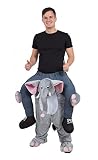 Lustiges Step-In Huckepack Kostüm JGA Junggesellenabschied:Einhorn -