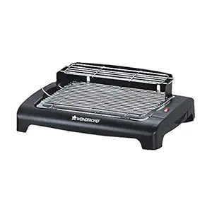 Wonderchef Smoky 1650-Watt Grill Electric Barbeque with Stand (Black)