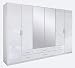 Produktbild Rauch A9L10.5F65 Drehtürenschrank Hilden / 6-türig / B 271 H 210 T 54 cm / Korpus: Weiss, Fronten: Weiss-Hochglanz