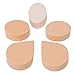 Anself Wet & Dry Water Large Boxed Make-up Sponge Powder Puff Foundation Ellipse Teardrop Shape (5Pcs)