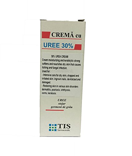 UREA creme 30% Tis – NARBE entfernen, Ekzemen, Keratose, Psoriasis, ausschlägen. Für trockene & rissige Haut, Ekzemen, Ausschlag, Psoriasis helfen entfernen Narben & Wundheilung mit Milchsäure – AHA, Eiche Bark & Weizenkeimöl - 2