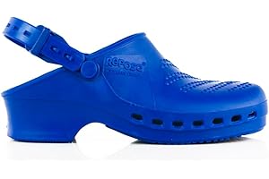 REPOSA Complete - Zoccoli Sanitari Donna e Uomo in Gomma SEBS Senza Lattice, Ciabatte Sanitarie Anatomiche con Laccetto Regolabile, Scarpe Sanitarie Infermieri Sterilizzabili, Antishock e Traspiranti