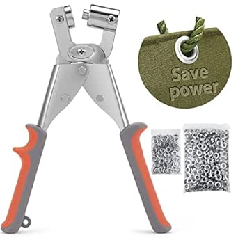 3/16 Inch Grommet Tool Kit Grommet Eyelet Plier Set Eyelet Hole Punch Pliers Grommet Hand Press Pliers With 200 Pieces Of Grommets Eyelets For Shoes Clothes Bags Craft Supplies | Buy Now