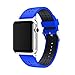 Produktbild 38mm Ersatz-Armband für Apple Watch Series 3 ,COLORFUL Sport Silikon Ersatzarmband Uhrenarmband Replacement Wechselarmband watch band für Apple Watch Series 3 38MM (Blau)