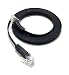 Produktbild MainCore Flaches Cat5e Ethernet RJ45 High Speed Netzwerk LAN Patch Moderm Router Kabel Kabel 2m Schwarz