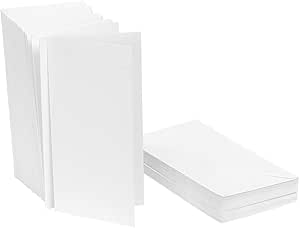 Briefumschläge Mit Blanko Karten Set - 50er Set Zum Selbstgestalten 11x16cm