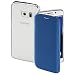 Produktbild Hama - Clear Booklet Case for Samsung Galaxy S7 edge, dark blue - Dark Blue - Synthetic Material (1 Accessories)