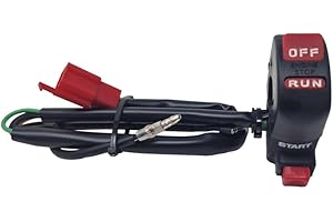 ALCHEMY PARTS Motorcycle Engine Starter Button and On Off Motor Kill Switch Cluster for Motocross Dirt Enduro Trail Bike Motorbikes to fit 22mm 7/8 inch Handlebars