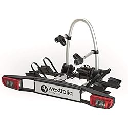 Westfalia 350036600001 BC (Version 2018) remorque | Porte d'attelage Repliable pour 2 Adapté aux vélos électriques | Charge utile de 60 kg | Extensible avec Divers Accessoires