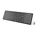 Produktbild JY AZERTY French Letter 2,4 GHz Touchpad Wireless Keyboard für Windows PC, Laptop, IOS-Tastatur, Smart TV, HTPC IPTV, Android-Box