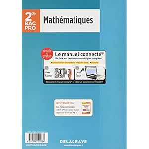 Mathématiques 2de Bac Pro - Groupements A, B, C - Pochette élève Livre en Ligne - Telecharger Ebook