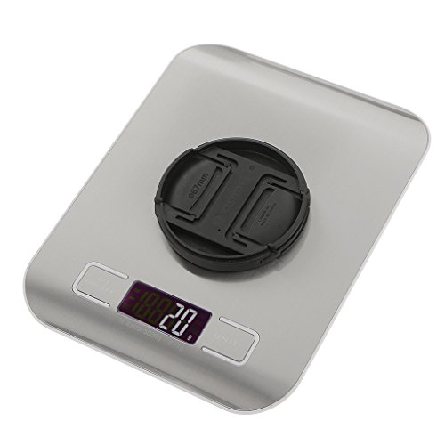 MagiDeal Mini 5kg Digital Küchenwaage Edelstahl Grammwaage Feinwaage Koch Werkzeug - 3