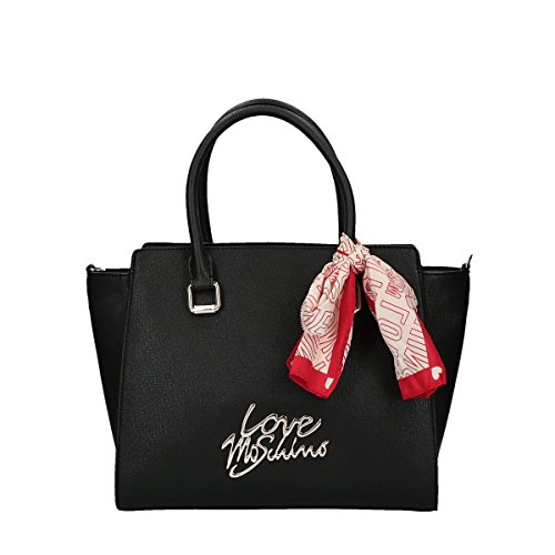 Preisvergleich Produktbild Love Moschino Logo hand bag black
