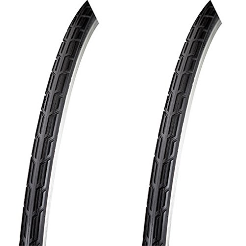 2x Cubierta Antipinchazos Reflectante Rueda 700 x 28C Bicicleta Carret