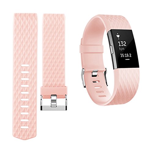 Ersatz Fitbit Charge 2 Armbänder, Klassisch Sport Armband für Fitbit Charge 2 - 2