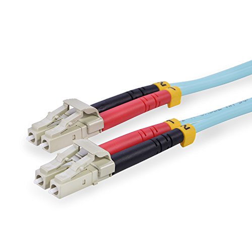 TPFNet 5 Piezas 0,5m Cable de Fibra Optica Duplex Multimodo OM3 LC/LC - 50/125µm