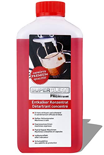 Especial líquido descalcificador concentrado universal Obtiene Solucionador de cal para todo tipo de máquinas de café, máquinas de café automáticas y espresso o cafeteras de cápsulas