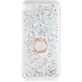 Spia Apple iPhone SE 2020 ile uyumlu Kılıf G&uuml;m&uuml;ş Liss Sulu Simli Silikon Kapak Orijinal Esnek İnce Geliştirilmiş Dayanıklı Da